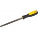 Напильник STAYER 16603-20-2 "PROFI" трехгранный, с двухкомпонентной рукояткой, № 2, 200мм